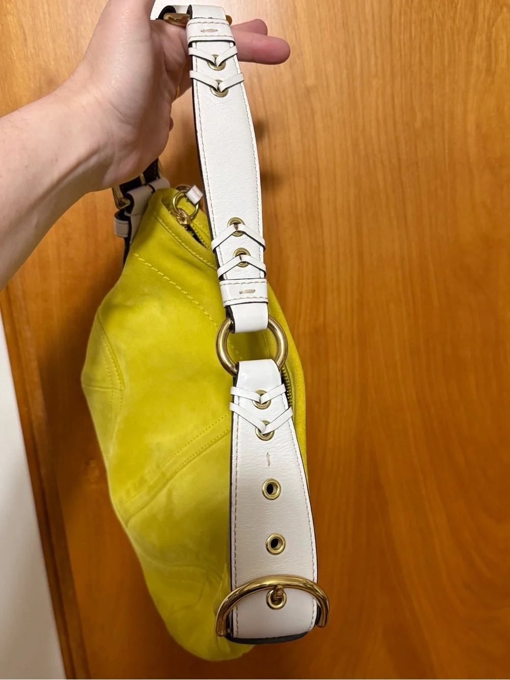 Vintage coach suede soho hobo